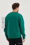 Men's Crew Neck Casual Green Sweatshirt - 5