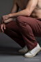 Men's Casual Wide-Leg Tile Linen Trousers - 3