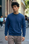 Men's Medium Soft Indigo Sweatshirt - 4