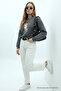 Women's Chicago Printed Smoked Loose Sweatshirt - 3