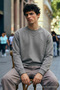 Men's Medium Soft Gray Sweatshirt - 2
