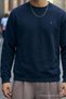 Men's Medium Soft Navy Blue Sweatshirt - 5