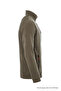 Khaki Color Full Zipper 3 Pocket Fleece - 2