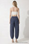 Women's Basic Soft Smoked Shalwar Trousers - 5