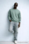 Sweatshirts - Green - Casual - 3