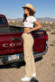Women's Casual Summer Cream Linen Pants - 4