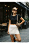 Women's Cotton Summer Comfortable Body T-Shirt Black - 4