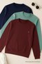 Men's Long Sleeve Crew Neck 3-Piece Sweatshirt