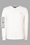 Men's 3-Pack Black-White-Khaki Sweatshirt Basic Crew Neck - 5