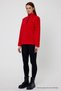 Women's Red Fleece Half Zipper Outdoor Fleece Jacket Tactical Flecee - 4