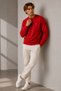 Reglan Casual Winter Red Men's Sweatshirt - 4