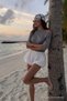 Women's Cotton Summer Basic Smoked Blouse - 5