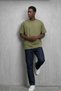 Men's Short Sleeve Summer Khaki Oversized T-Shirt - 4