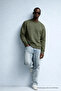 Sweatshirts - Khaki - Casual - 3