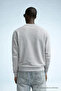 Men's Winter Gray Oversize Sweatshirt - 5