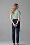 Women's Wide Short Sleeve Crop T-Shirt - 6