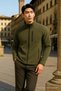 Men's Winter Casual Thick Khaki Fleece - 6