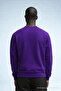 Men's Winter Purple Oversize Sweatshirt - 5