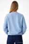 Women's Live İn Love Printed B.Mavi Sweatshirt - 5