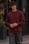 Men's Basic Seasonal Loose 3-Piece Sweatshirt - 2