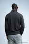 Men's Winter Knitted Collar Smoked Sweatshirt - 6