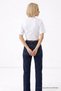 Women's Fashion Slim Fit White Crop T-Shirt - 5