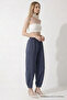 Women's Basic Soft Smoked Shalwar Trousers - 2