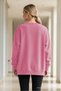 Women's Crew Neck Oversized 3-Piece Sweatshirt - 7