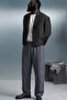 Men's Smoked Linen Trousers with Elastic Waistband - 6
