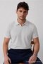 Men's Polo Neck Premium Comfort Sports Gray T-Shirt - 5