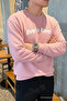 Live in Love Printed Cotton Men's Pink Sweatshirt - 2