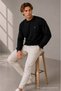 Reglan Casual Winter Black Men's Sweatshirt - 5
