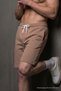 Men's Elastic Summer Comfort Caramel Shorts - 4
