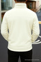 Men's Comfort Fit Casual Thick White Fleece - 5