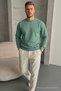 Men's Loose Textured Flare Sweatshirt - 2
