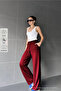 Women's High Waist Winter 2 Thread Wide Leg Sweatpants