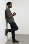 Men's Short Sleeve Summer Smoked Oversized T-Shirt - 4
