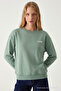 Women's Chest Lettering Printed Çağla Sweatshirt