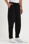 Men's Black Color Linen Trousers - 3