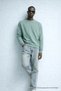 Men's Embroidered Shiny Çağla Sweatshirt - 4