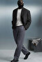 Men's Smoked Linen Trousers with Elastic Waistband - 4