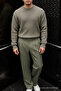 Men's Wide Leg Loose Khaki Baggy Pants - 2