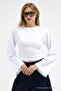 Women's Casual 3-Piece Crop Blouse - 2