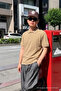 Men's Straight Fit Cream Polo Neck T-Shirt - 4