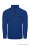 Men's Half Zipper Indigo Slim Fit Fleece Sweatshirt - 3