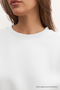 Women's Basic Oversize Winter White Sweatshirt - 4