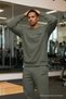 Men's Sporty Khaki Two-Piece Tracksuit Set - 7