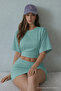 Women's Bat Sleeve Summer Crop Blouse - 6