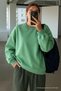 Women's Crew Neck Oversize Çağla Sweat - 2
