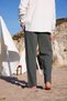 Relaxed Fit Cotton Linen Pants - 7